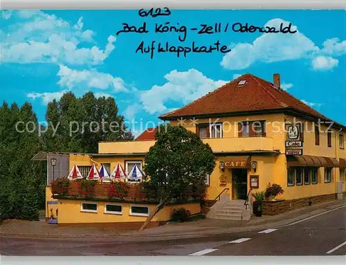 AK / Ansichtskarte Bad_Koenig_Odenwald Cafe Konditorei Orth Bad_Koenig_Odenwald