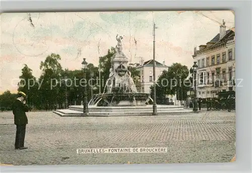 AK / Ansichtskarte Bruxelles_Bruessel Fontaine de Brouckere Bruxelles_Bruessel