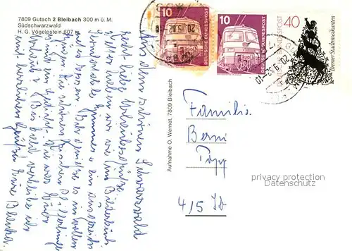 AK / Ansichtskarte Bleibach Panorama Bleibach