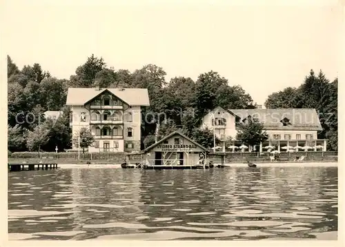 AK / Ansichtskarte Velden_Woerthersee Pension Strandbad Leopold Velden Woerthersee
