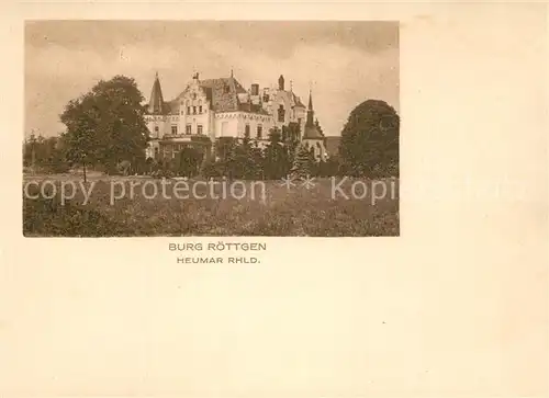 AK / Ansichtskarte Rath_Heumar Burg Roettgen Rath Heumar