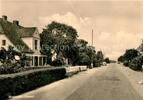 AK / Ansichtskarte Boergerende Dorfstrasse Boergerende