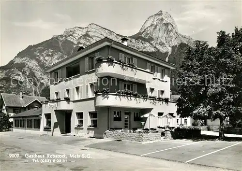 AK / Ansichtskarte Mels Gasthaus Rebstock Mels