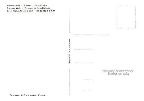 AK / Ansichtskarte Mels Gasthaus Rebstock Mels