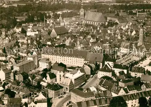 AK / Ansichtskarte Ingolstadt_Donau Altstadt mit Muenster Fliegeraufnahme Ingolstadt_Donau