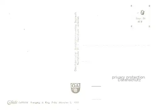 AK / Ansichtskarte Bayreuth Fliegeraufnahme Bayreuth