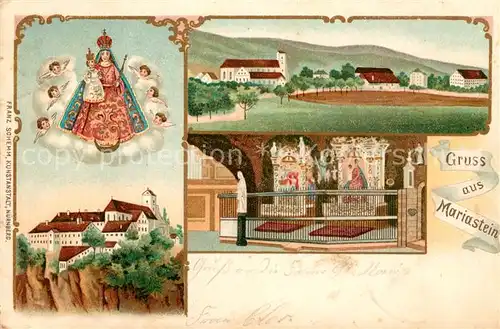 AK / Ansichtskarte Mariastein_SO Wallfahrtskirche Details Gnadenbild Mariastein_SO