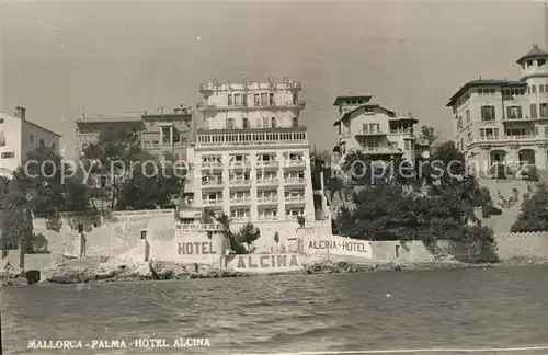 AK / Ansichtskarte Palma_de_Mallorca Hotel Alcina Palma_de_Mallorca