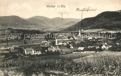 AK / Ansichtskarte Weiler_Alsace Panorama Weiler_Alsace