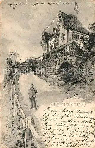 AK / Ansichtskarte Hertenstein_AG Restaurant Pension Hertenstein_AG