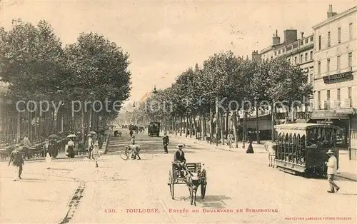 AK / Ansichtskarte Toulouse_Haute Garonne Boulevard de Strasbourg Toulouse Haute Garonne