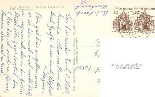 AK / Ansichtskarte Muenchaurach Panorama Baeckerei Neudecker Kirche Rathaus Muenchaurach