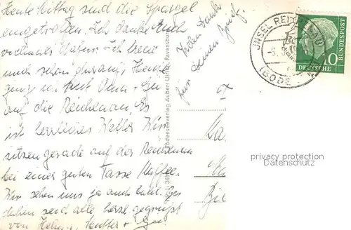 AK / Ansichtskarte Insel_Reichenau Fliegeraufnahme mit Landestelle Insel Reichenau