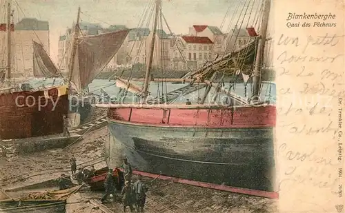 AK / Ansichtskarte Blankenberghe Quai des Pecheurs Blankenberghe