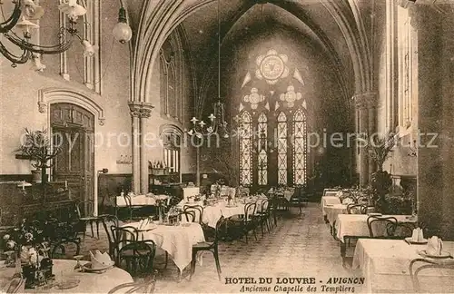 AK / Ansichtskarte Avignon_Vaucluse Grand Hotel du Louvre Ancien Chapelle des Templiers Avignon Vaucluse