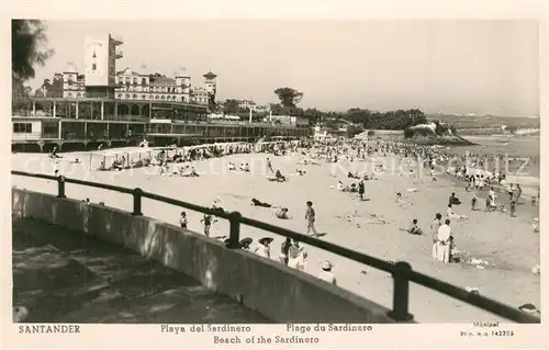 AK / Ansichtskarte Santander Playa del Sardinero Santander