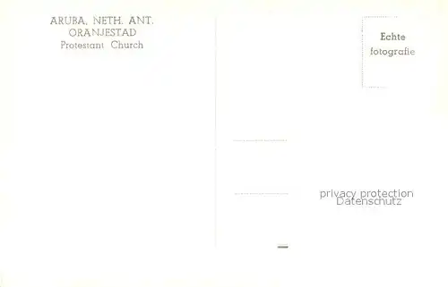 AK / Ansichtskarte Oranjestad_Aruba Protestant Church Oranjestad_Aruba