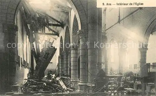 AK / Ansichtskarte Ans Interieur de l Eglise Ans
