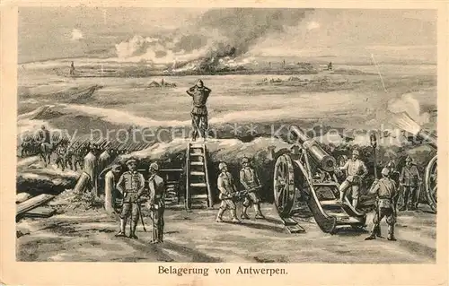 AK / Ansichtskarte Antwerpen_Anvers Belagerung von Antwerpen Antwerpen Anvers