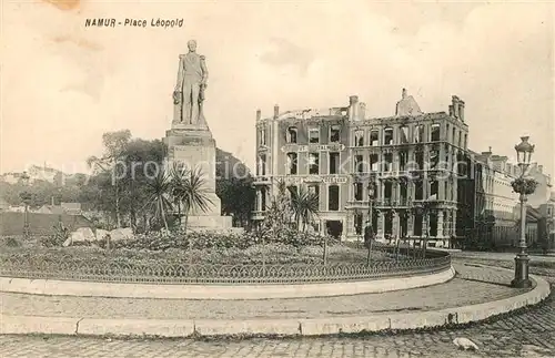 AK / Ansichtskarte Namur_sur_Meuse Place Leopold Feldpost Namur_sur_Meuse