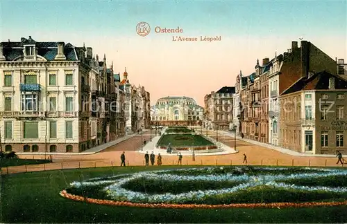 AK / Ansichtskarte Ostende_Oostende Avenue Leopold Serie 28 No. 7 