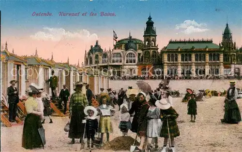 AK / Ansichtskarte Ostende_Oostende Kursaal et les Bains 