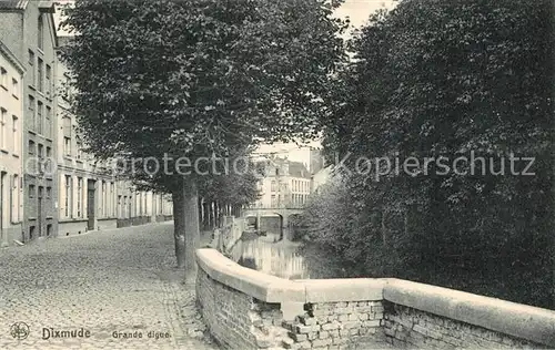 AK / Ansichtskarte Dixmude Grande digue Dixmude