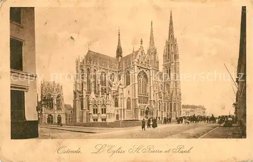 AK / Ansichtskarte Ostende_Oostende Eglise Saint Pierre et Paul 