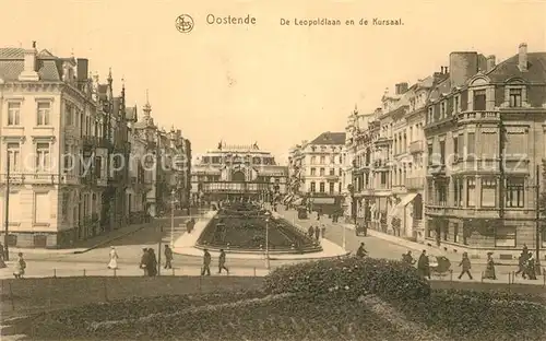 AK / Ansichtskarte Oostende_Ostende Leopoldlaan en de Kursaal Avenue de Leopold 