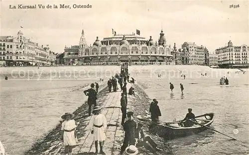 AK / Ansichtskarte Ostende_Oostende Le Kursaal vu de la mer 