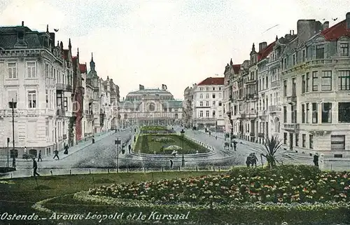 AK / Ansichtskarte Ostende_Oostende Avenue Leopold et le Kursaal 