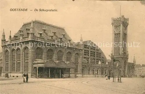 AK / Ansichtskarte Oostende_Ostende De Scheepsstatie 