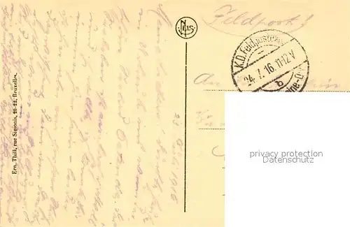 AK / Ansichtskarte Ostende_Oostende vue generale de la Plage vers le Palace 