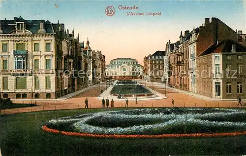AK / Ansichtskarte Ostende_Oostende Avenue Leopold 
