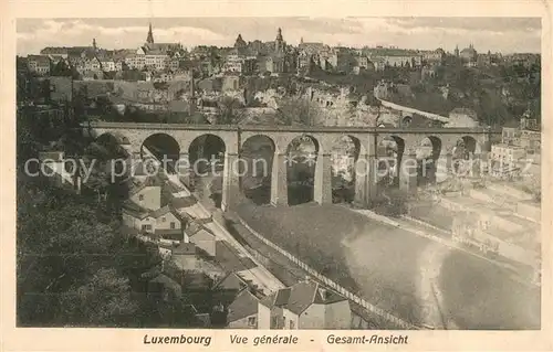 AK / Ansichtskarte Luxembourg_Luxemburg mit Viadukt Luxembourg Luxemburg