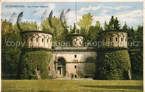 AK / Ansichtskarte Luxembourg_Luxemburg les trois Glands Luxembourg Luxemburg