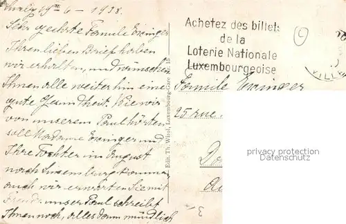 AK / Ansichtskarte Luxembourg_Luxemburg les trois Glands Luxembourg Luxemburg