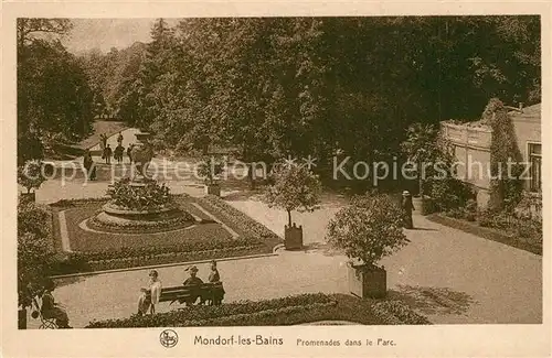 AK / Ansichtskarte Mondorf les Bains Promenades dans le Parc Mondorf les Bains