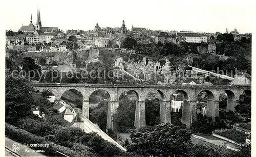 AK / Ansichtskarte Luxembourg_Luxemburg mit Viadukt Luxembourg Luxemburg