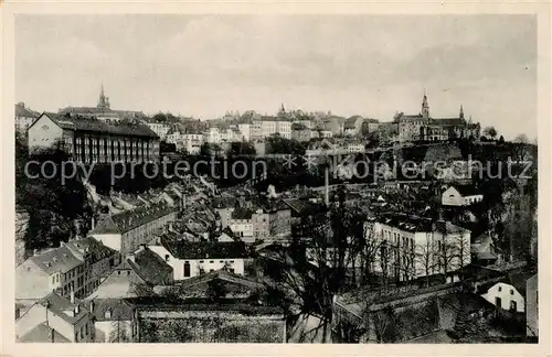 AK / Ansichtskarte Luxembourg_Luxemburg Oberstadt und Grund Luxembourg Luxemburg