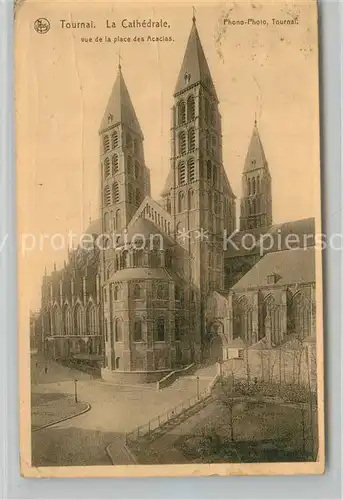 AK / Ansichtskarte Tournai_Hainaut La Cathedrale Tournai Hainaut