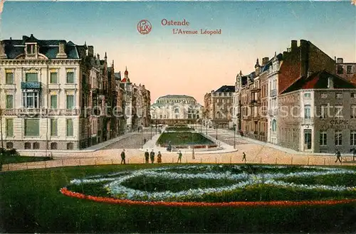 AK / Ansichtskarte Ostende_Oostende Avenue Leopold 