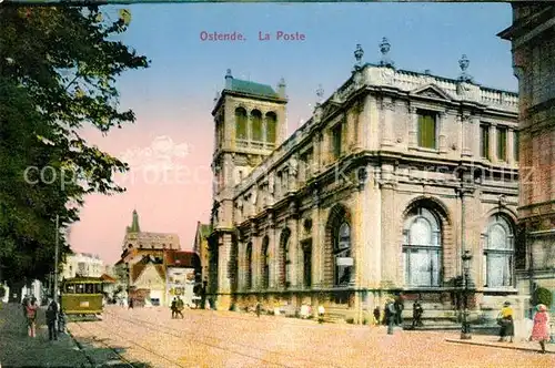 AK / Ansichtskarte Ostende_Oostende La Poste 