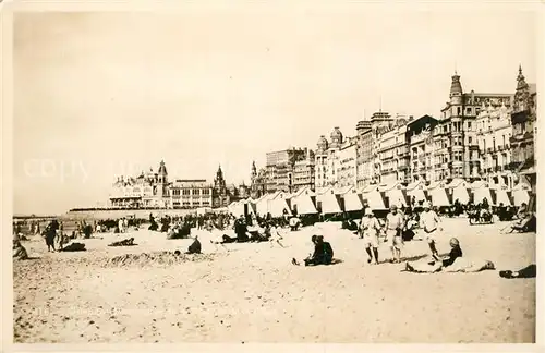 AK / Ansichtskarte Ostende_Oostende La Plage et la Digue 