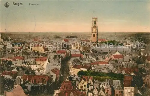AK / Ansichtskarte Bruges_Flandre Panorama Serie Bruges No. 27 Bruges_Flandre