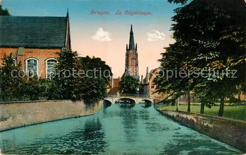 AK / Ansichtskarte Bruges_Flandre Le Beguinage Bruges_Flandre