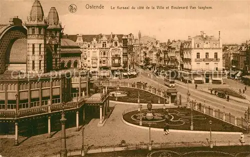 AK / Ansichtskarte Ostende_Oostende Le Kursaal Boulevard Van Iseghem 