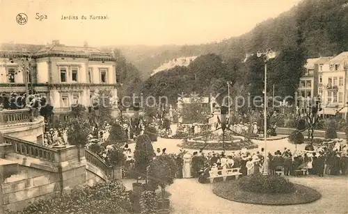 AK / Ansichtskarte Spa_Liege Jardins du Kursaal Spa_Liege