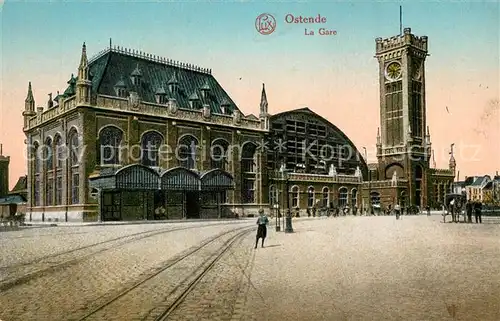 AK / Ansichtskarte Ostende_Oostende La Gare Bahnhof Serie 116 No. 11 