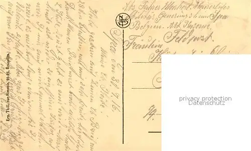 AK / Ansichtskarte Spa_Liege Panorama Feldpost Spa_Liege